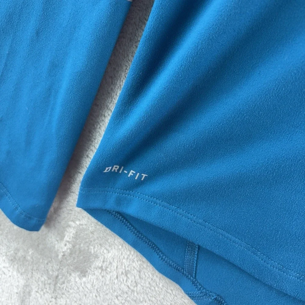 Nike‎ x Soulcycle Quarter Zip Sweater Mens Size Large Blue Long Sleeve